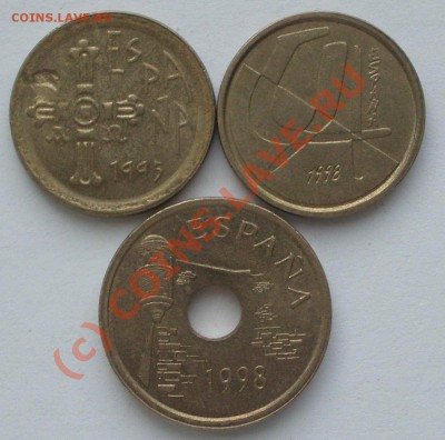 Испания 3 монеты (окон. 7.08.10 в 22-00 МСК) - Испания 3 монеты+