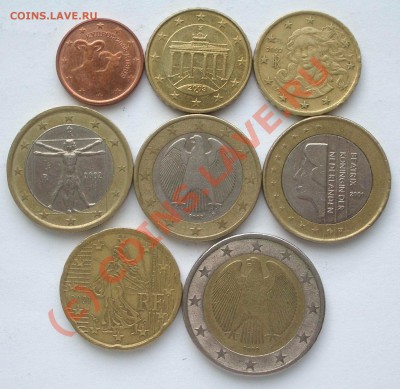 Европа 8 евромонет (окон. 7.08.10 в 22-00 МСК) - Европа 8 евромонет