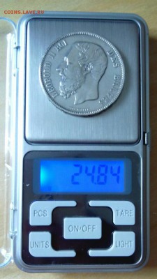 Бельгия 5 франков 1869 - IMG-20150803-WA0004