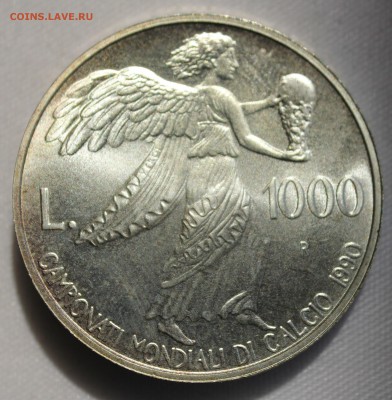 С 1 руб.САН МАРИНО 1000 лир 1990г. КУБОК по ФУТБОЛУ до 10.08 - IMG_7089.JPG