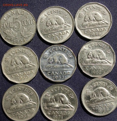 С 1 руб. КАНАДА 5с  разные 9 шт.1924-1998г.г.  до 10.08 - IMG_7122.JPG