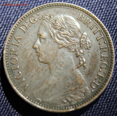 С 1 руб. БРИТАНИЯ фартинг 1875г. ВИКТОРИЯ   до 10.08.15г. - IMG_7115.JPG