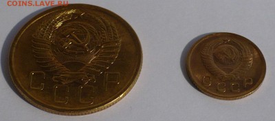 Хорошие 5 коп. 1956 и UNC 1 коп. 1949 до 22:00 МСК 05.08.15 - 4
