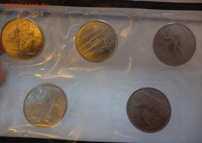 ДК США 25 ц 2001 Банк набор квотеров запайка ФИКС 09.08 22.0 - P1200225.JPG