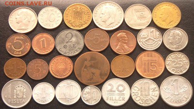 53 разные зарубежные монеты (см. описание); до 05.08_22.04мс - 10142