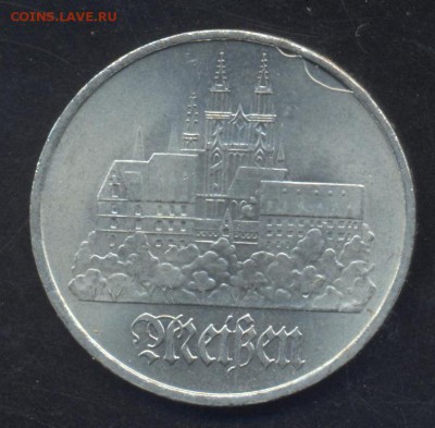 (3) ГДР 5 марок 1972 г. Мейсен. 6.08.15 г. 22 -00 МСК. - ГДР 5 м.