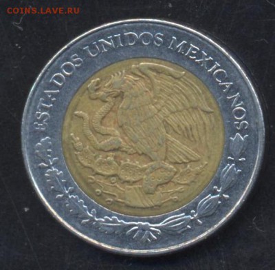 (3) Мексика 1 песо 1994 г.  6.08.15 г. 22 -00 МСК. - Мексика1