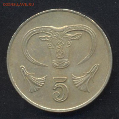 (3) Кипр 5 центов 1994 г. 6.08.15 г. 22 -00 МСК. - Кипр