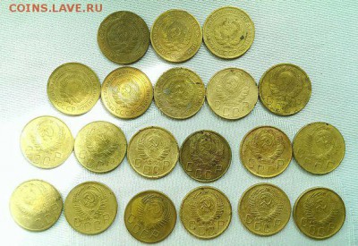 5 коп 1930-1957 20 шт - 1  3