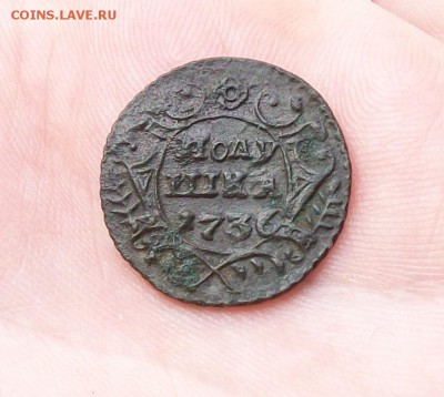 Полушка 1736 года - 100_7551.JPG