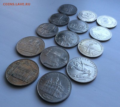 14 юбилейных монеты СССР 1, 3, 5 рублей без повторов до 7.08 - IMG_5874.JPG