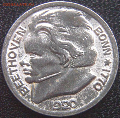 Германия. Город Бонн_10 пфеннигов 1920; до 06.08_22.06мск - 9744