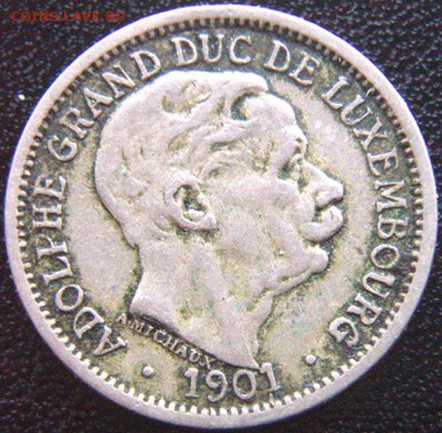 Люксембург_10 сантимов 1901; до 06.08_22.12мск - 8678