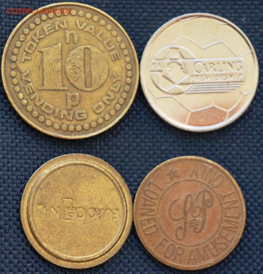 4 иностранных жетона - жетоны3