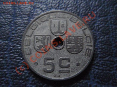 Бельгия  5 сантимов 1941 .цинк.  до 05.08 в 21.00 М - P8013844.JPG