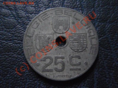 Бельгия  25 сантимов 1943 .цинк.  до 05.08 в 21.00 М - P8013858.JPG
