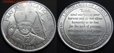 Христианство на монетах и жетонах - Year of the Holy Spirit (1998)