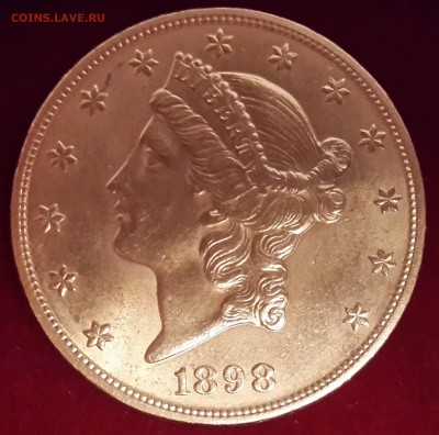 Прошу оценить 20$ монеты США 19-20век (9шт) - 1898-1