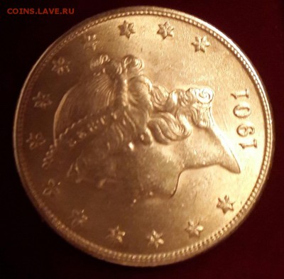Прошу оценить 20$ монеты США 19-20век (9шт) - 1901
