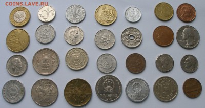 Иностранные монеты на Юбилейку России - Photo.JPG