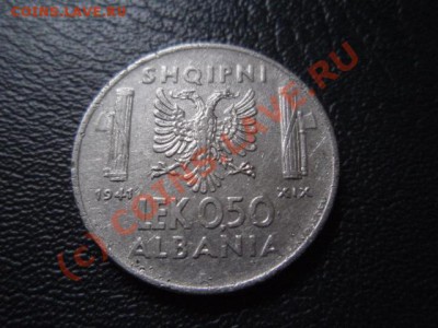 Албания 0.50 лека 1939 Оккупация  до 05.08 в 21.00 М - P8014001.JPG
