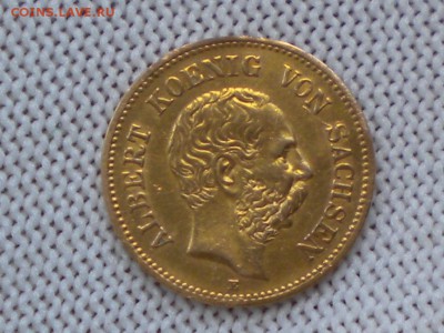 Саксония 5 Марок 1877. Золото. до 12.08.15 в 21.00 - RSCN3308.JPG