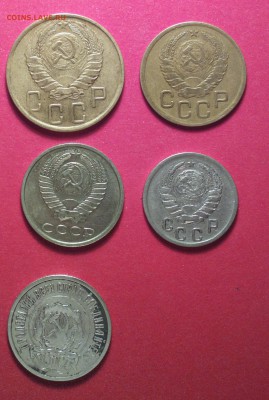 5 копеек 1945 года 2шт. оценка - 10к1_cс