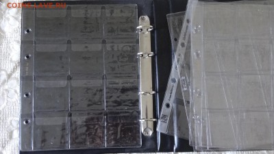 С РУБЛЯ! Листы для монет в холдерах - 9 шт. - DSC06554.JPG