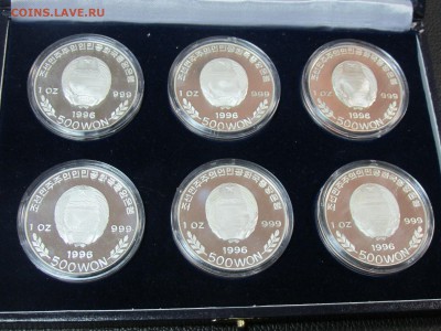 КНДР Набор 6 монет 500 вон 1996 Proof до 12.08 в 22:00 мск - IMG_7138.JPG