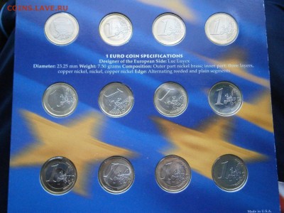 Набор монет по 1 евро 12 стран+5 квотеров.Оценка. - P7201697.JPG