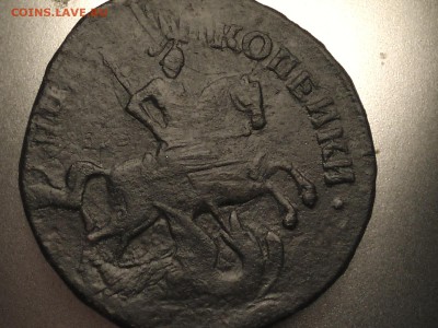 2 к. 1758 надпись сверху.короткий аук - P1010248