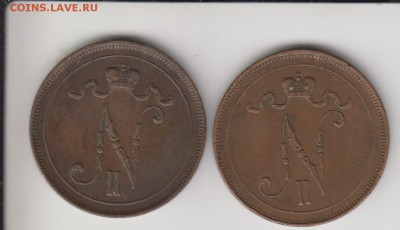 10 пенни 1915 и 1916 г. Финляндия для России. До 18.08.2015 - 10ф2