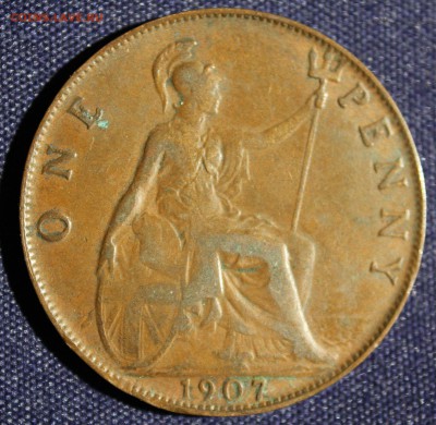 С 1 руб. БРИТАНИЯ 1 пенни 1907г. ЭДВАРД-VIII  до 18.08.15г. - IMG_7157.JPG