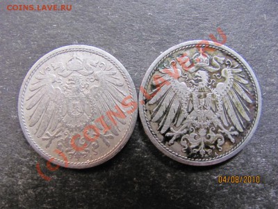 10 пфеннингов1897,1910 Германия до 9 авг.2010 г.до 21.00.Мск - IMG_2027