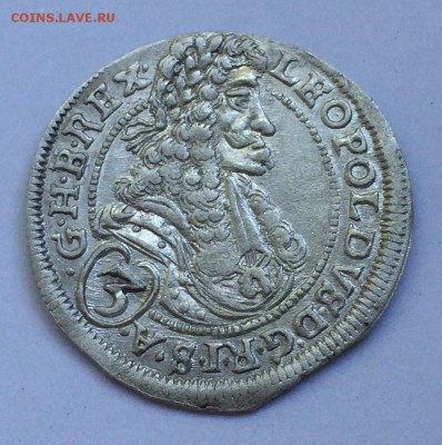 3 крейцера 1697, Венгрия до 16.08.15 - лео