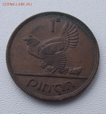 С РУБЛЯ Ирландия 1 пенни 1943 До 15.08.15 в 22:00 МСК - DSCF8326