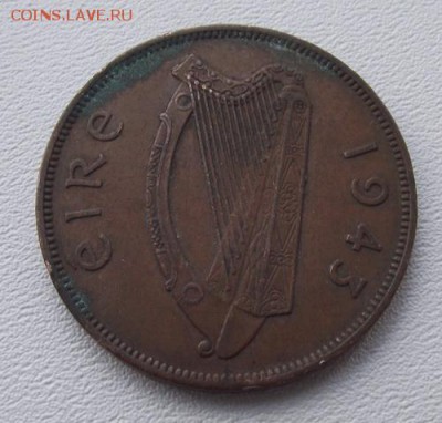 С РУБЛЯ Ирландия 1 пенни 1943 До 15.08.15 в 22:00 МСК - DSCF8327