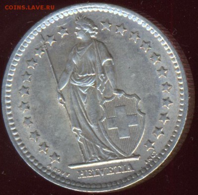 Швейцария 2 франка 1964 до 19.08.15 21.30 мск - сканирование0013