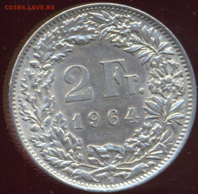 Швейцария 2 франка 1964 до 19.08.15 21.30 мск - сканирование0017