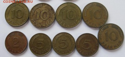 ФРГ-ГДР 18 монет 1950 - 1990 гг 1 пф -1 марка до 16.08 22-00 - IMG_9678.JPG