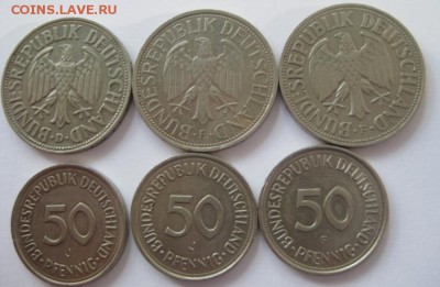 ФРГ-ГДР 18 монет 1950 - 1990 гг 1 пф -1 марка до 16.08 22-00 - IMG_9680.JPG