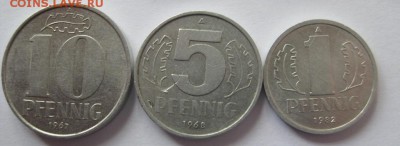ФРГ-ГДР 18 монет 1950 - 1990 гг 1 пф -1 марка до 16.08 22-00 - IMG_9679.JPG