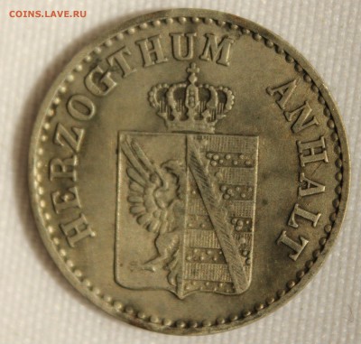 С 1 руб. ГЕРЦОГСТВО АНХАЛЬТ 1 пфенниг 1856г.  до 19.08.15 - IMG_6872.JPG