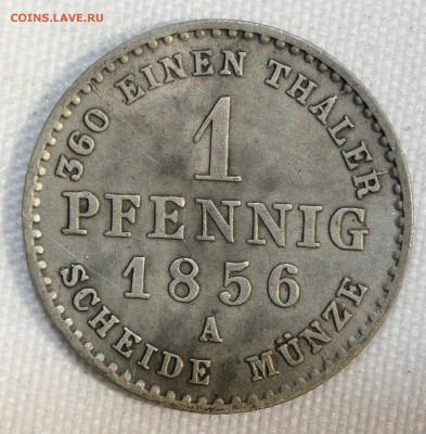 С 1 руб. ГЕРЦОГСТВО АНХАЛЬТ 1 пфенниг 1856г.  до 19.08.15 - IMG_6870.JPG