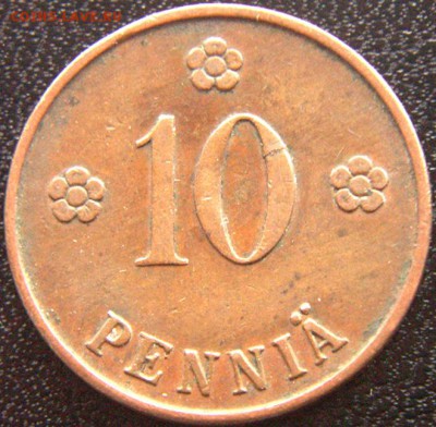 Финляндия_10 пенни 1926; до 16.08_22.24мск - 8845