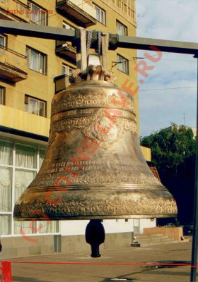 ФОТО - церкви, фрески, иконы и т.п. - Колокол для Спасо-Преображенского Собора в Абакане (вес 5460 кг. 