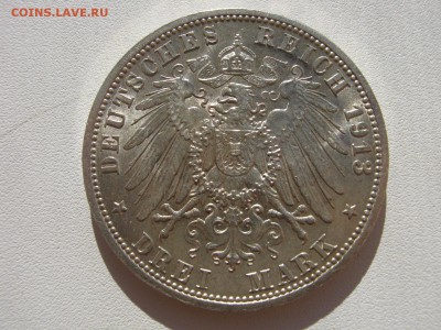 Германия Пруссия 3 марки 1913 25 лет правления до 20.08. - IMG_5140