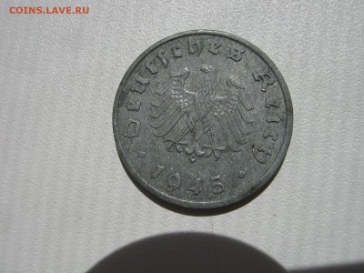 Германия оккупация 1 пфенниг 1945 F до 20.08 22:10 - IMG_5217