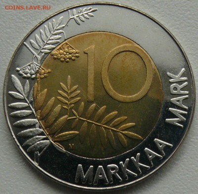 Финляндия 10 марок 1995 Биметалл АЦ до 19.08.15 21.30 мск - P1190665.JPG