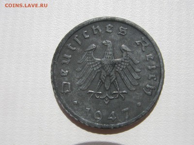 Германия оккупация 5 пфеннигов 1947 D до 20.08 22:10 - IMG_5236
